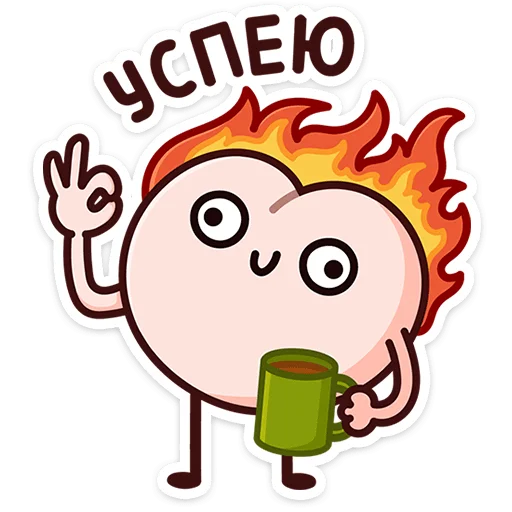 ⭐ Стикер «Попкинс Мокка» для Telegram
