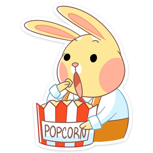 🍿 Стикер «Пончик» для Telegram