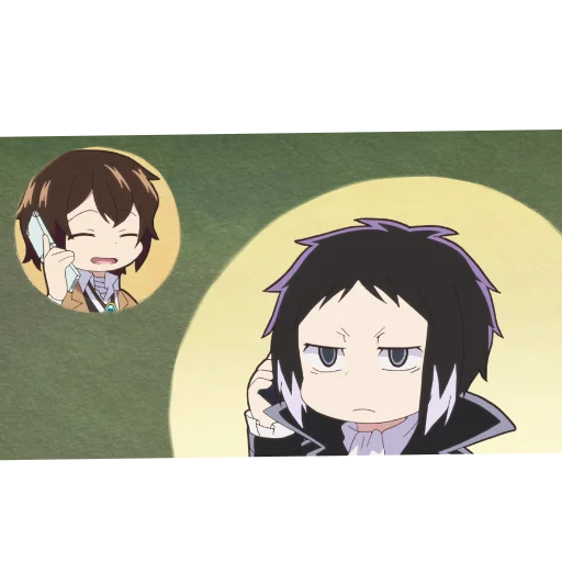😕 Стикер «Bungo stray dogs wan» для Telegram