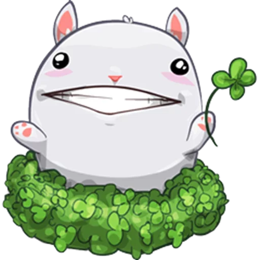 🍀 Стикер «bun» для Telegram