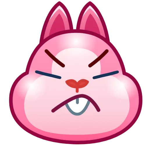 😤 Стикер «Bunny Emoji» для Telegram