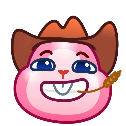🤠 Стикер «Bunny Emoji» для Telegram