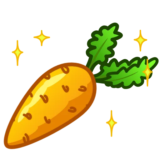 🥕 Стикер «Bunny Emoji» для Telegram
