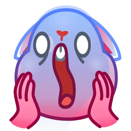 😱 Стикер «Bunny Emoji» для Telegram