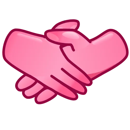 🤝 Стикер «Bunny Emoji» для Telegram