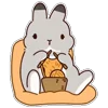 🧶 Эмодзи «Bunny» для Telegram
