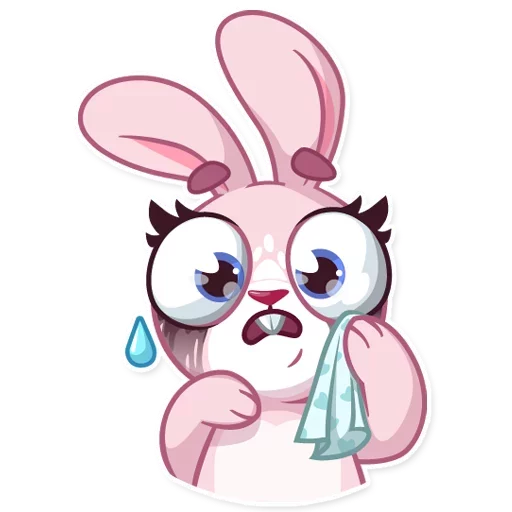 😢 Стикер «Bunny Rosy» для Telegram