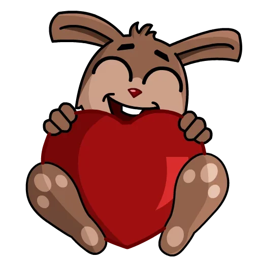 ❤️ Стикер «BunnyBoss» для Telegram