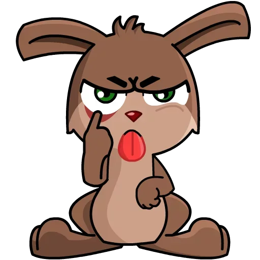 😜 Стикер «BunnyBoss» для Telegram