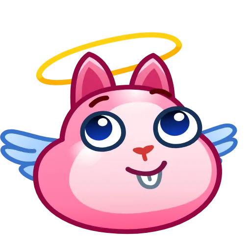 😇 Стикер «Pink Bunny» для Telegram