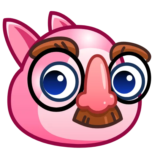 👨‍🦰 Стикер «Pink Bunny» для Telegram