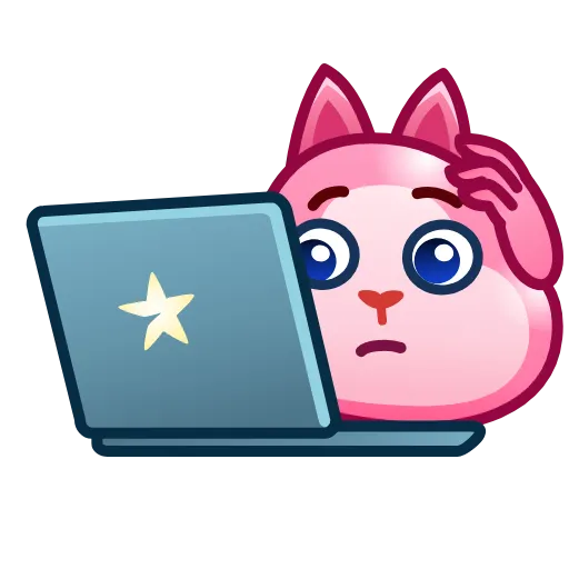 💻 Стикер «Pink Bunny» для Telegram