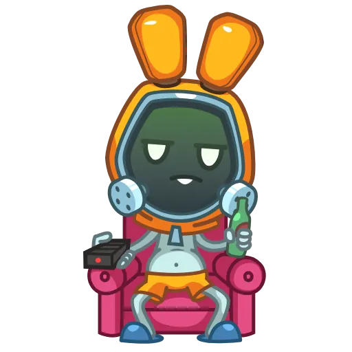📺 Стикер «Rad Bunny» для Telegram