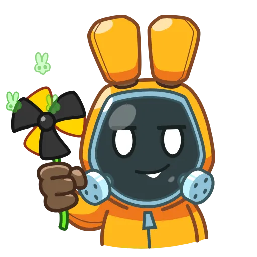 💐 Стикер «Rad Bunny» для Telegram