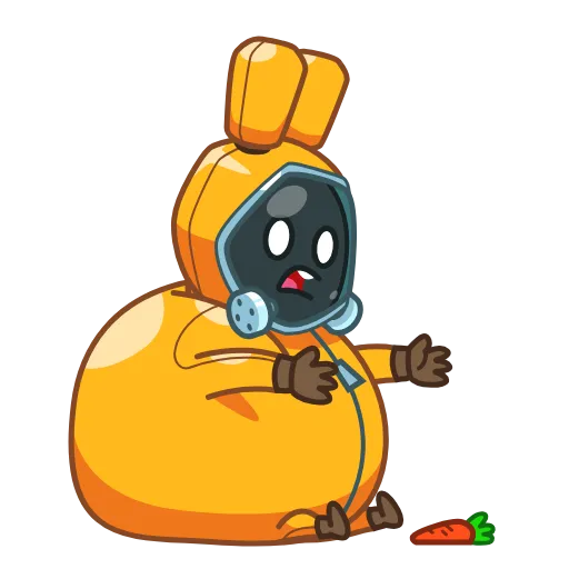 😫 Стикер «Rad Bunny» для Telegram