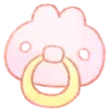 🍼 Эмодзи «🥕 Kawaii Bunny - зайчик» для Telegram