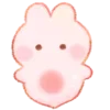 👻 Эмодзи «🥕 Kawaii Bunny - зайчик» для Telegram