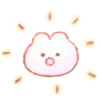 🌟 Эмодзи «🥕 Kawaii Bunny - зайчик» для Telegram