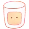 🥛 Эмодзи «🥕 Kawaii Bunny - зайчик» для Telegram