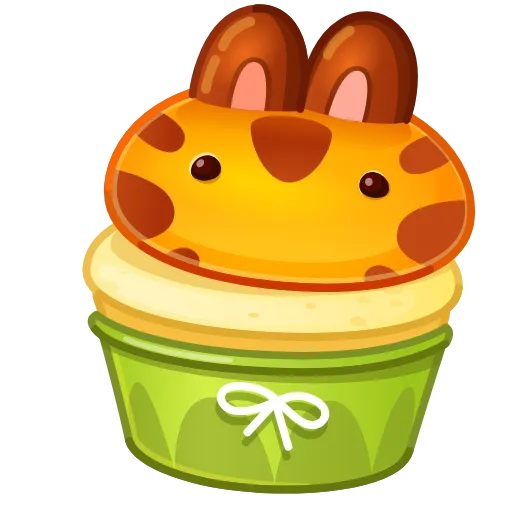 🎁 Эмодзи «Bunny Muffin» для Telegram