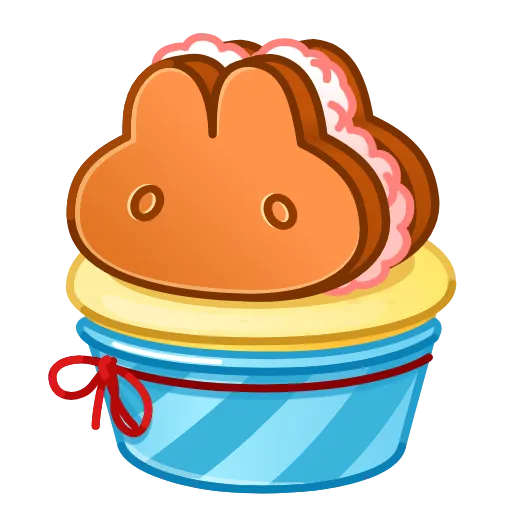 🎁 Эмодзи «Bunny Muffin» для Telegram