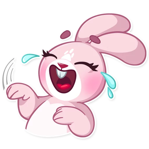 Стикерпак Rosy Bunny для Telegram — скачать