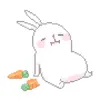 🐰 Эмодзи «Кролик с молоком» для Telegram
