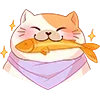 🤩 Эмодзи «Булочка» для Telegram