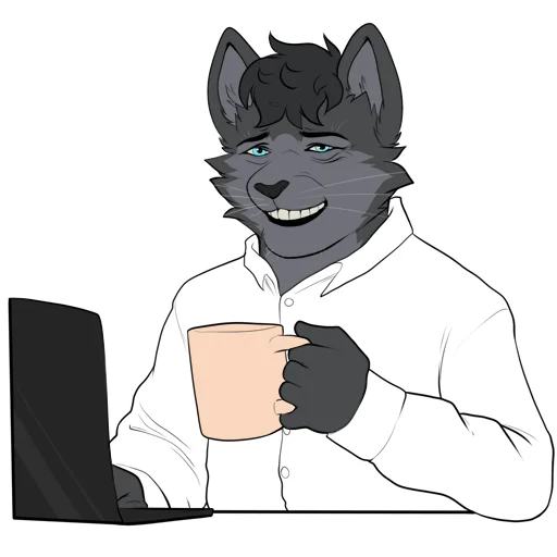 🙃 Стикер «Burlington the Keyboard Cat» для Telegram