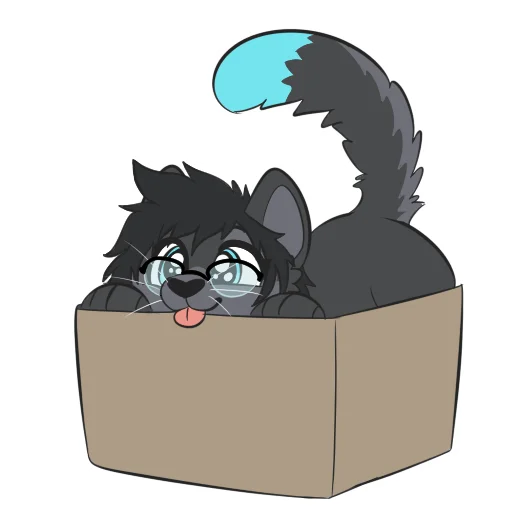 📦 Стикер «Burlington the Keyboard Cat» для Telegram