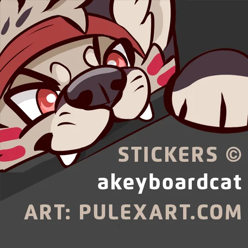 🖼 Стикер «Burlington the Keyboard Cat» для Telegram