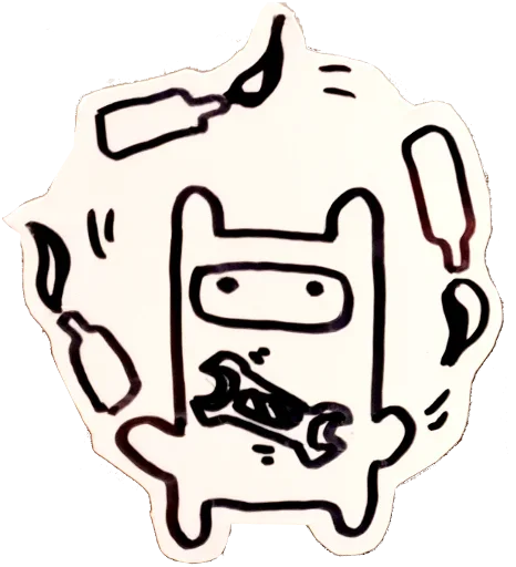 😙 Стикер «burns» для Telegram