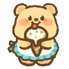 🤩 Эмодзи «ʕᴥʔ𝙗𝙪𝙩𝙩𝙚𝙧𝙗𝙚𝙖𝙧» для Telegram