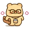 🤩 Эмодзи «ʕᴥʔ𝙗𝙪𝙩𝙩𝙚𝙧𝙗𝙚𝙖𝙧» для Telegram
