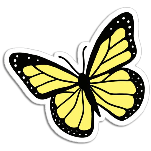 🦋 Стикер «Butterfly ਤਿਤਲੀ» для Telegram
