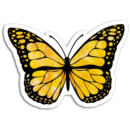 🦋 Стикер «Butterfly ਤਿਤਲੀ» для Telegram