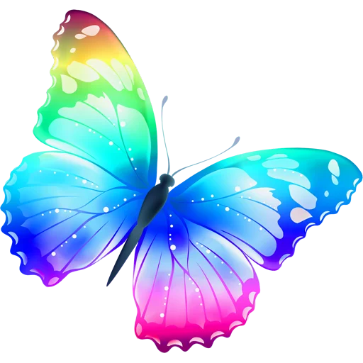 🦋 Стикер «Butterfly ਤਿਤਲੀ» для Telegram
