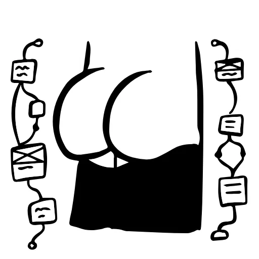 ✏️ Стикер «Butts» для Telegram