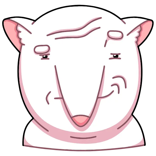 😏 Эмодзи «Бу» для Telegram
