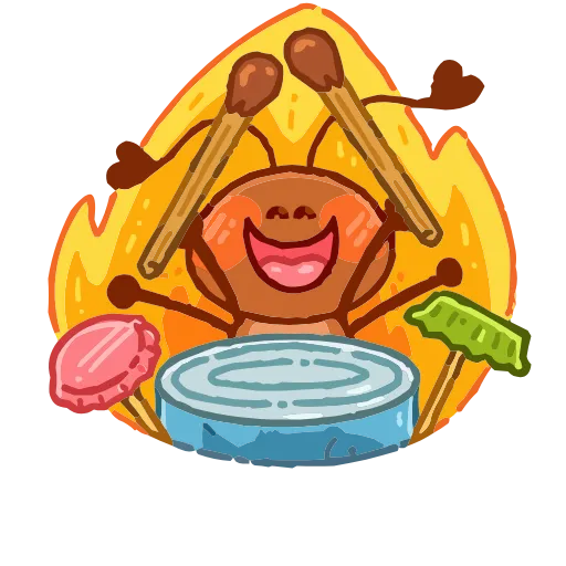 🥁 Эмодзи «Жужик» для Telegram