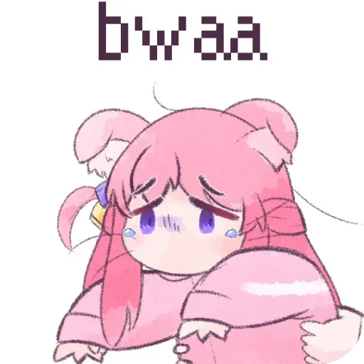 👄 Стикер «bwaaa» для Telegram