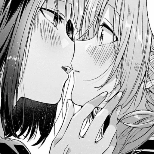 🩹 Стикер «b/w romance manga» для Telegram