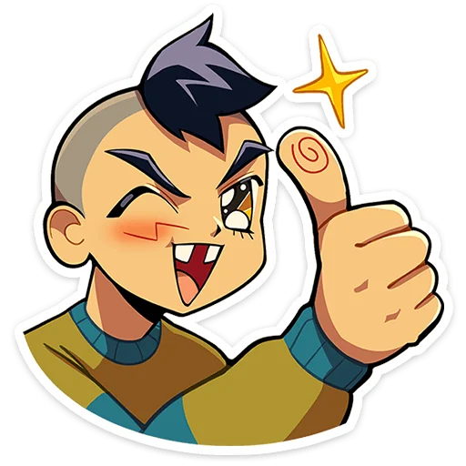 👍 Стикер «Бяша» для Telegram