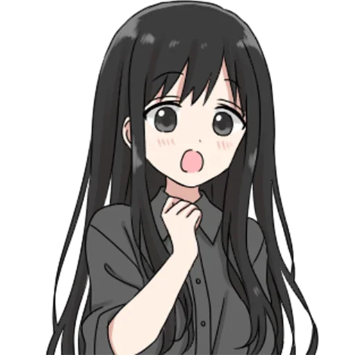 😀 Стикер «Jessica Cute Anime» для Telegram