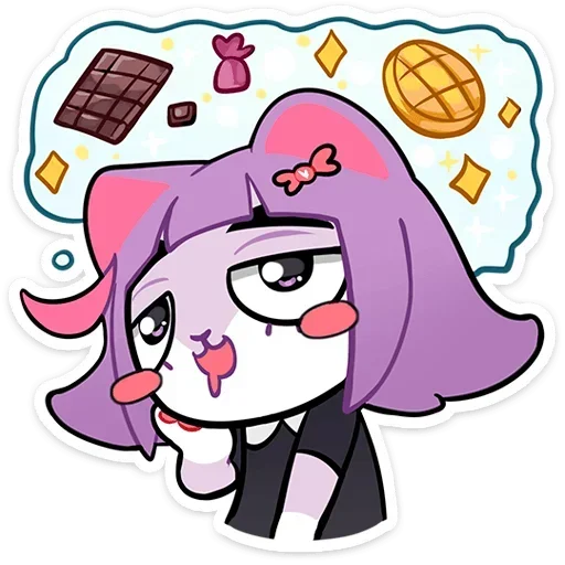 🍫 Стикер «Сима без кринж надписей» для Telegram