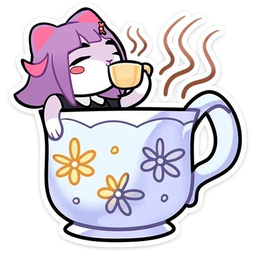 ☕ Стикер «Сима без кринж надписей» для Telegram