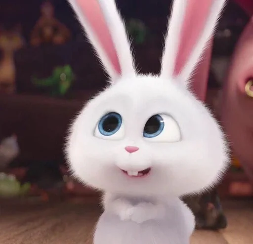 🐰 Стикер «snowball rabbit» для Telegram