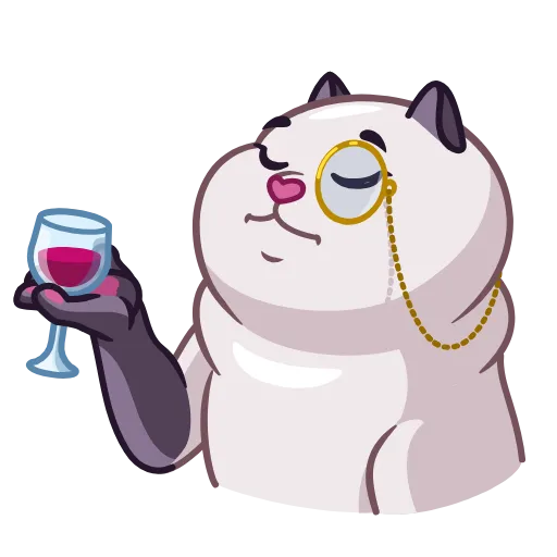 🍷 Эмодзи «Cathbert» для Telegram