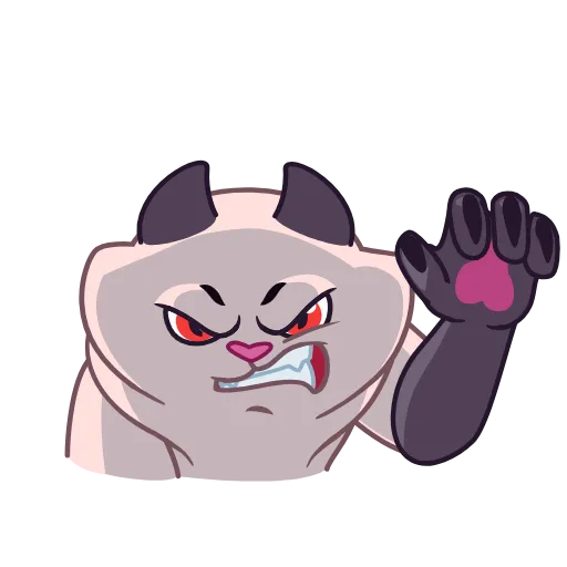 😠 Эмодзи «Cathbert» для Telegram