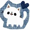 😊 Эмодзи «Cute Jeans #cute #color #blue» для Telegram